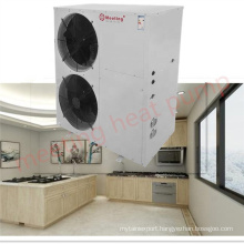 Meeting Md40d 15kw 220V air source heat pump is connected with water tank to provide space heating system